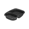 Cookipack PP noir 2comp 1250ml 255x189x50mm